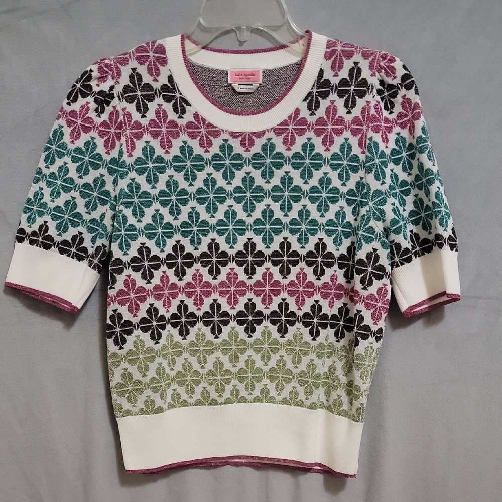 Kate Spade Multicolor Patterned Sweater
